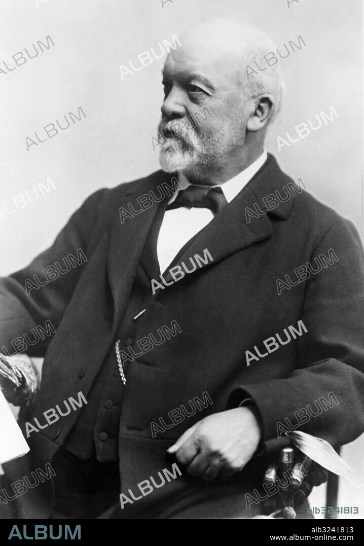 Orig. bildtext... GOTTLIEB DAIMLER 30 JAHRE TOT. Am 6. März jöhrt sich zum 30. Male der Todestag Gottlieb Daimlers, des Gründers der Daimles-Benz A.G. Porträt Gottlieb Daimler. Anm. G Daimler, 1834-1900, tysk uppfinnare Skägg Profiler CD350 persons: GOTTFRIED DAIMLER sites: TYSKLAND.
