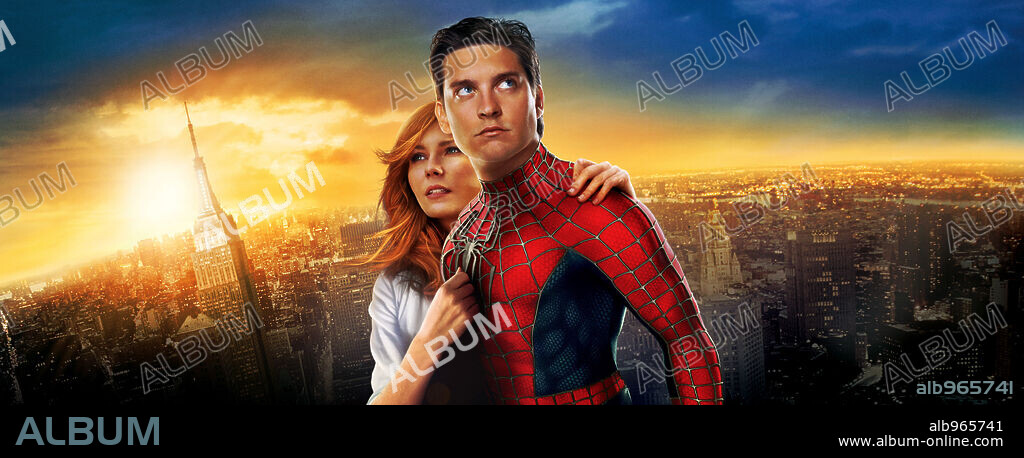 KIRSTEN DUNST and TOBEY MAGUIRE in SPIDER-MAN 3, 2007, directed by SAM RAIMI. Copyright COLUMBIA PICTURES.