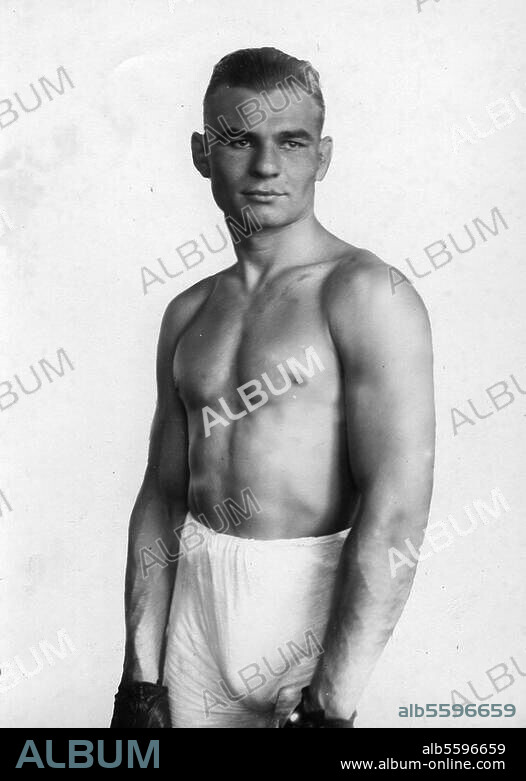 Sport:. Boxen. Karl Sahm, Deutscher Meister im Weltergewicht 1927. Foto.