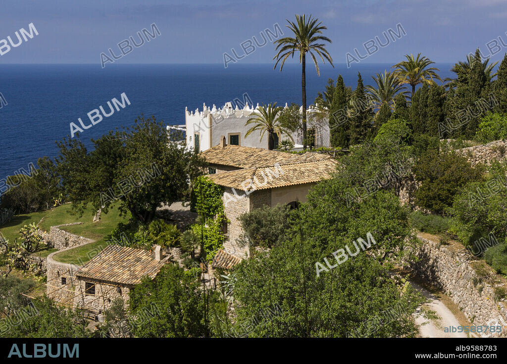 finca S' Estaca -propiedad del actor Michael Douglas-,Valldemossa, Parque natural de la Sierra de Tramuntana, Mallorca, balearic islands, spain, europe.