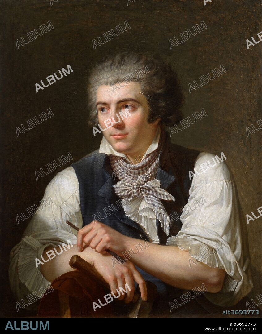 FABRE, FRANCOIS-XAVIER PASCAL, BARON. Portrait of the Sculptor Barthélémy Corneille (1760-1805).