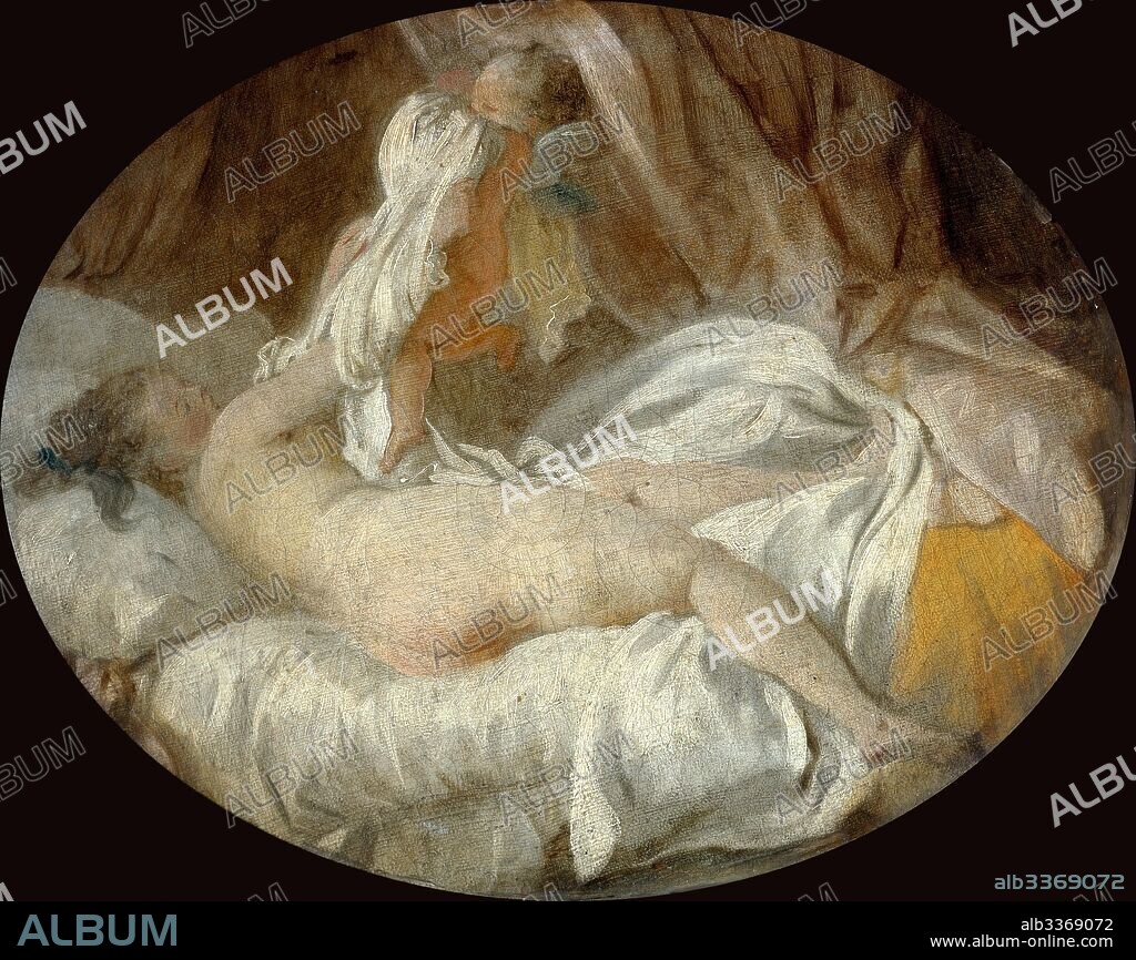 JEAN-HONORÉ FRAGONARD. La Chemise enlevée (The Shirt Removed).