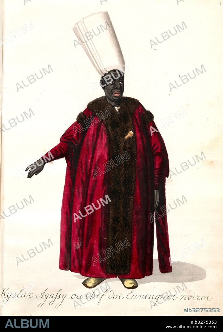 Kyslar agassy [kizlar agasi], ou chef des eunuques noirs. [6], Mahmud II, Sultan of the Turks, 1784-1839, (Patron).
