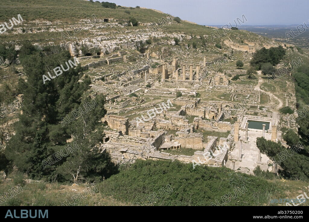 Apollo Sanctuary, Cyrene, UNESCO World Heritage Site, Cyrenaica, Libya, North Africa, Africa.