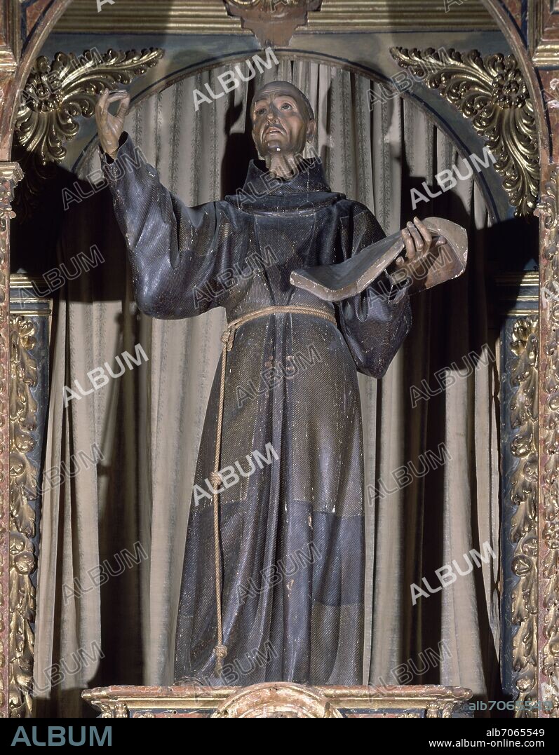 PEDRO DE MENA Y MEDRANO. SAN PEDRO DE ALCANTARA - SIGLO XVII - BARROCO ESPAÑOL.