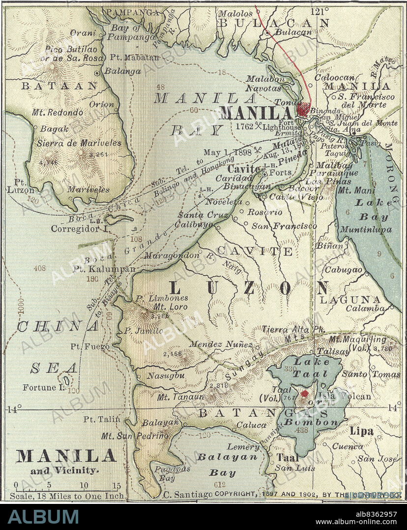Map of Manila.