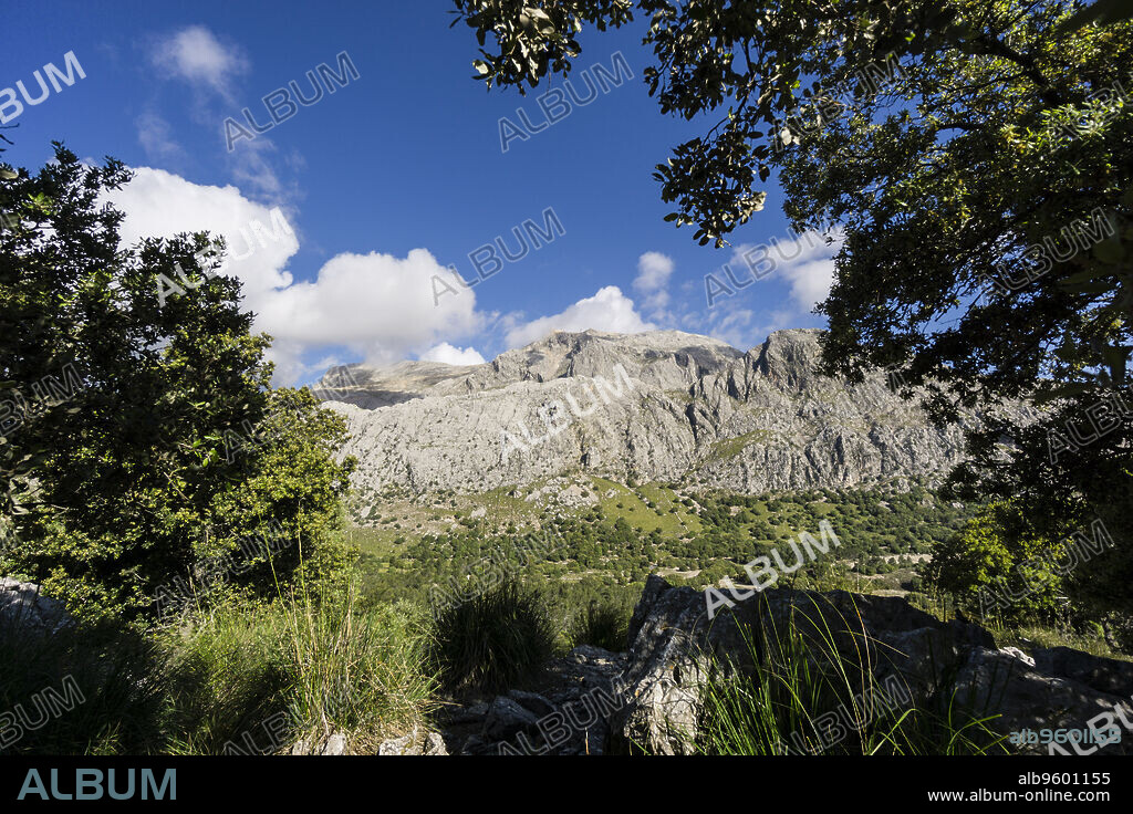 Puig Major, the highest of the island of Mallorca point, 1445 meters above sea level, Sierra de Tramuntana, municipality of Escorca,Mallorca, balearic islands, spain, europe.