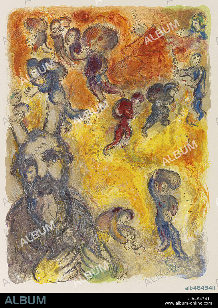 MARC CHAGALL. The Story of the Exodus.