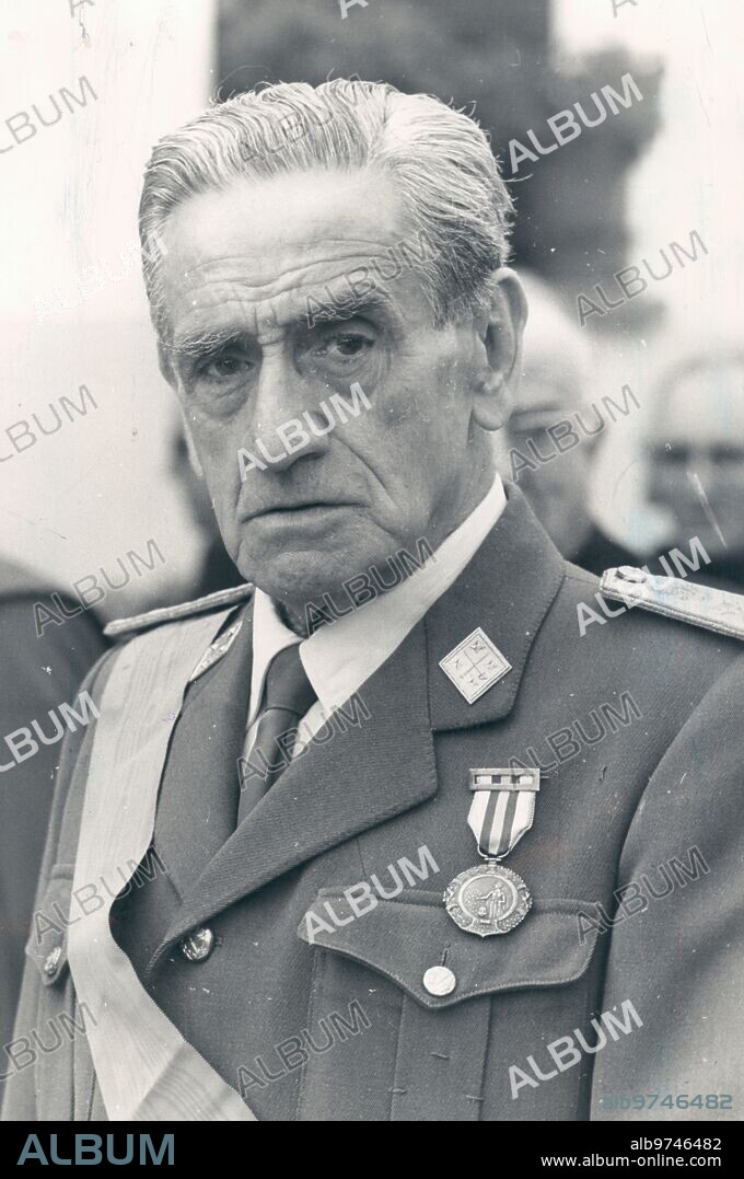 1967. El capitán general Agustín Muñoz Grandes.