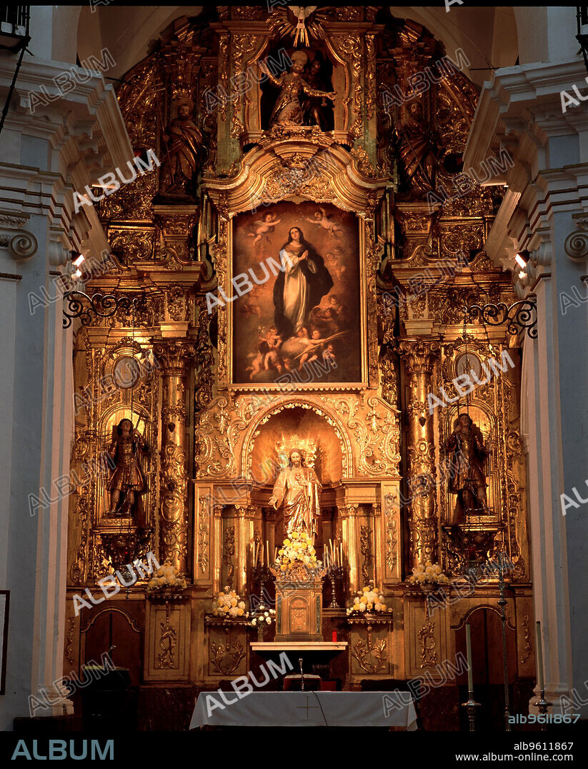 Immaculate' in the main altar of the church of San Felipe Neri of Cadiz.