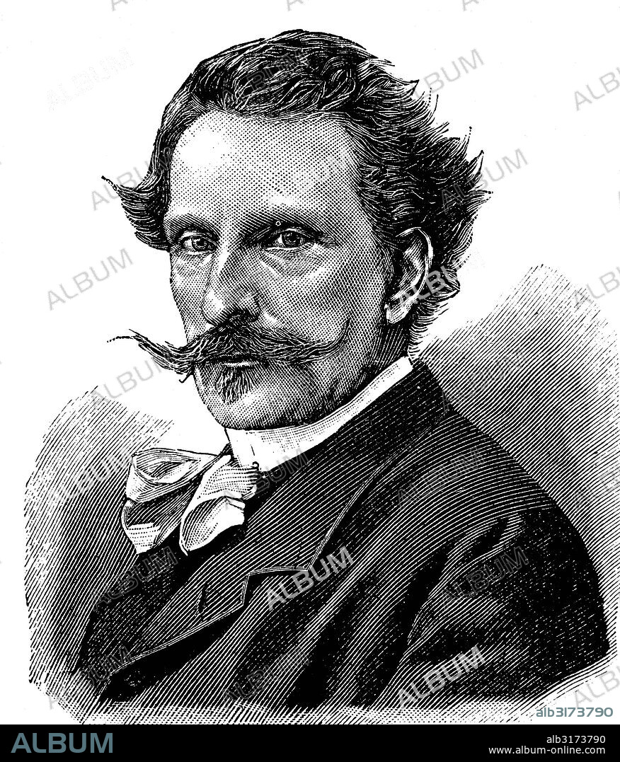 Alexander von liezen - mayer, also known as liezen - sandor mayer, his hungarian name, 1839 - 1898, hungarian painter, wood engraving, 1880.