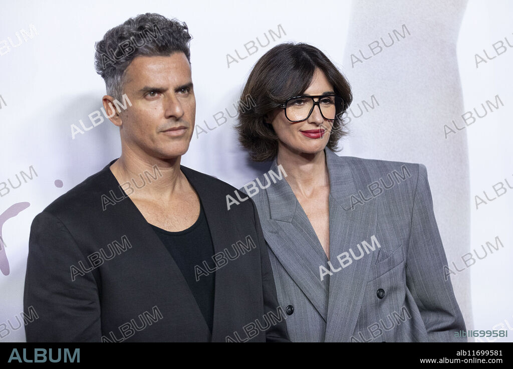 Orson Salazar and Paz Vega attended "Rita" Premiere at Cine Dore on October 21, 2024 in Madrid, Spain.