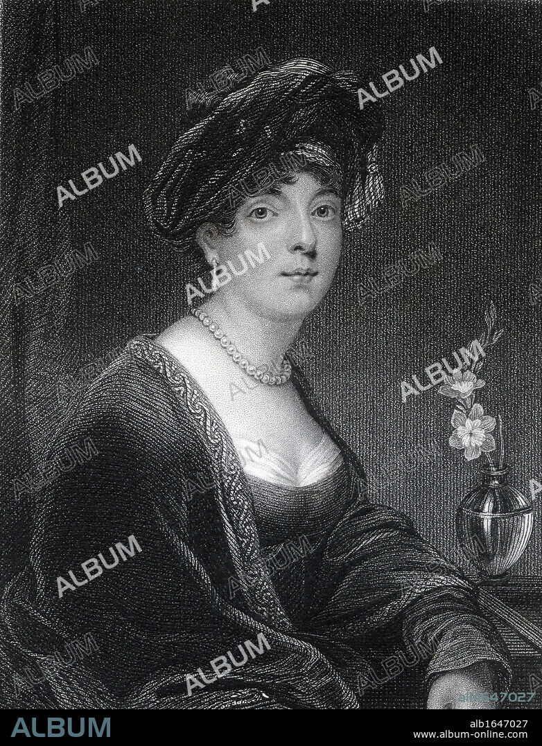 Elizabeth Leveson Gower Duchess and 19th Countess of Sutherland 1765 to 1839 Scottish peeress artist and reformer Engraved by S Freeman after T Phillips From the book The National Portrait Gallery Volume II published c1820.