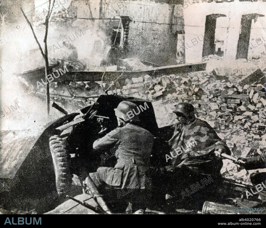 The battle for Stalingrad, 1942.