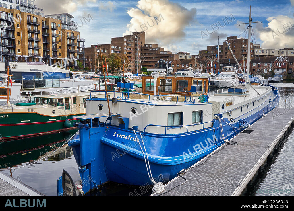 St Katharine Docks Marina, London, England, UK.
