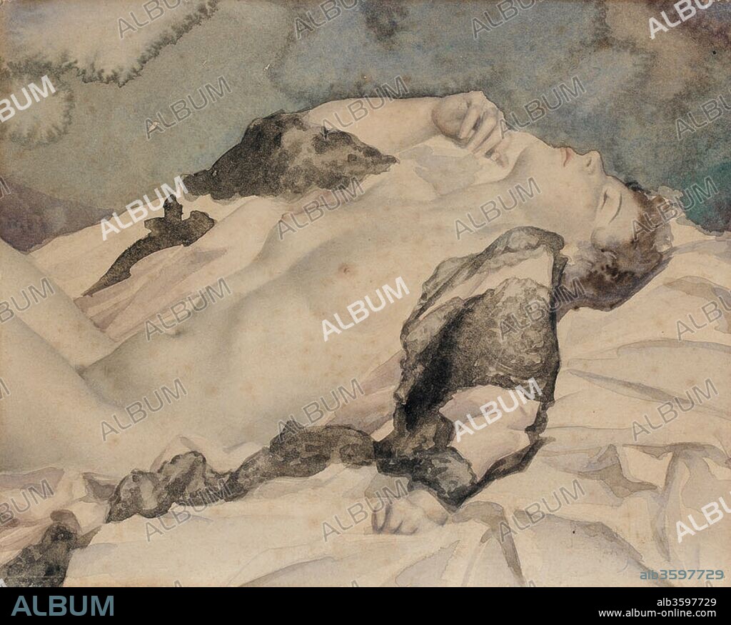 LEV CHISTOVSKY (TCHISTOVSKY). Languishing nude.