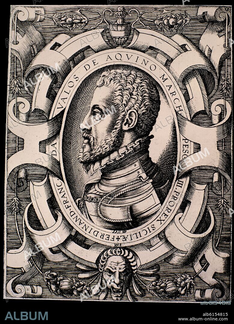 FERNANDO FRANCISCO DAVALOS (1489/1525) MARQUES DE PESCARA.