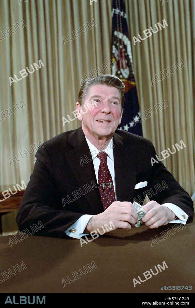 RONALD REAGAN dans THE REAGANS, 2020, réalisé par MATT TYRNAUER. Copyright Altimeter Films.