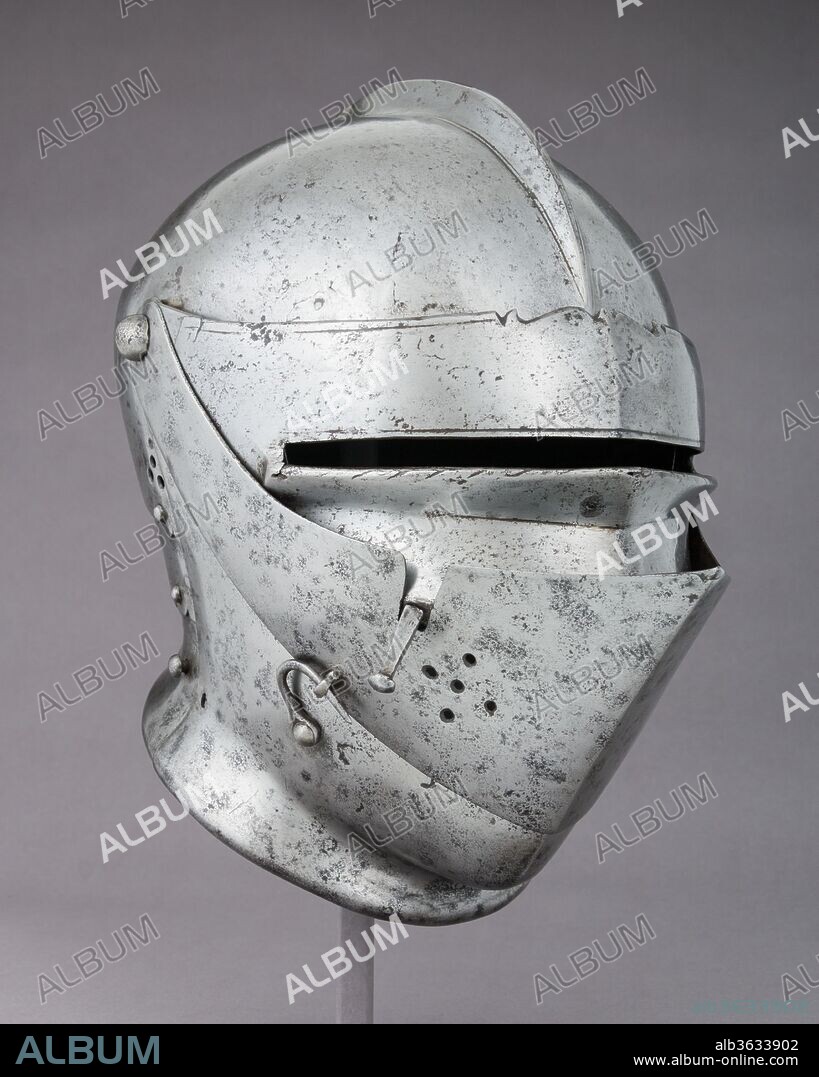 Armet. Culture: German. Dimensions: H. 11 in. (27.9 cm); W. 8 3/4 in. (22.2 cm); D. 12 1/4 in. (31.1 cm); Wt. 5 lb. 0.3 oz. (2276.5 g). Date: ca. 1500.