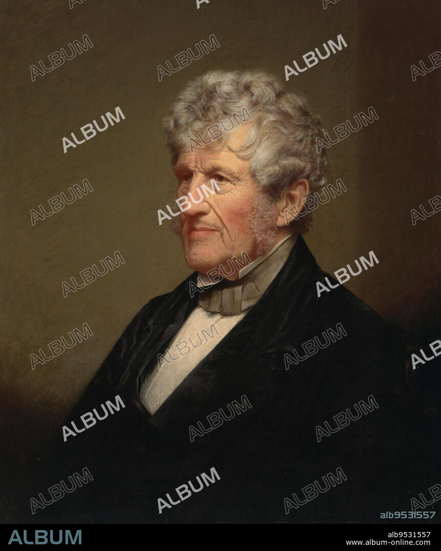 ALVAN CLARK. Robert Hare. oil on canvas. Date: c. 1856.