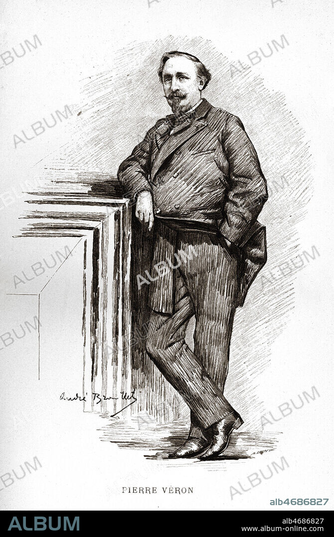 Pierre VERON (1831-1900). Illustration d'Andre BROUILLET pour la Revue ilustree de decembre 1890. Credit : Coll. Jonas/KHARBINE-TAPABOR.