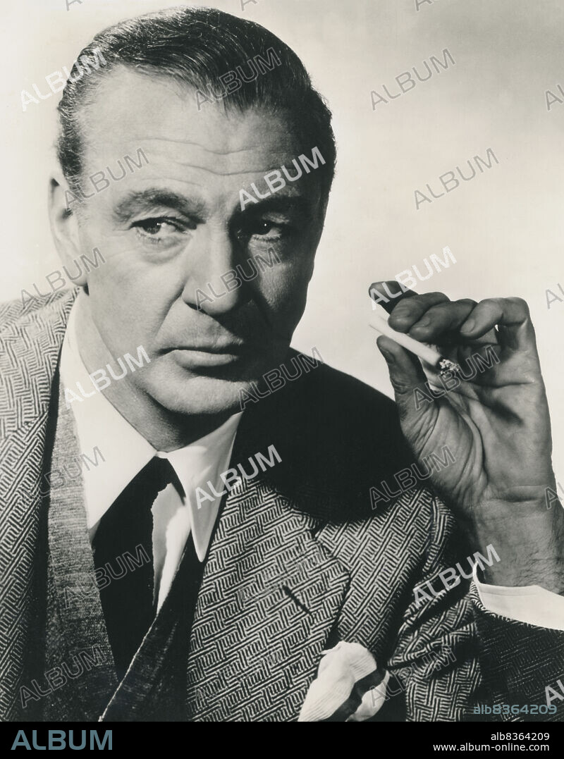 Gary Cooper (1901-1961), actor de cine estadounidense, en una escena de la película Ariadne.