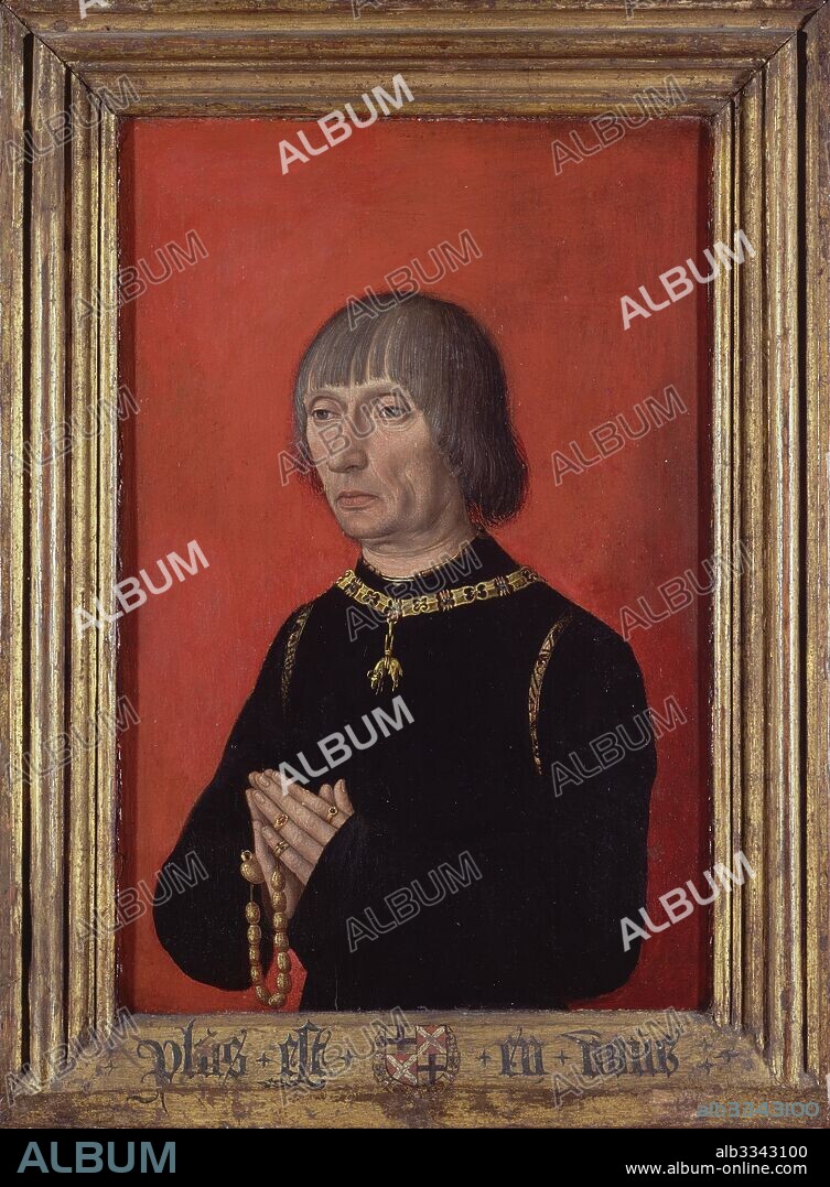 MASTER OF THE PORTRAITS OF PRINCES. Portrait of Louis de Gruuthuse.