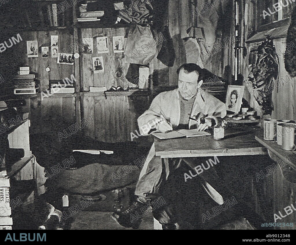Film still of Sir John Mills from 'Scott of the Antarctic'.