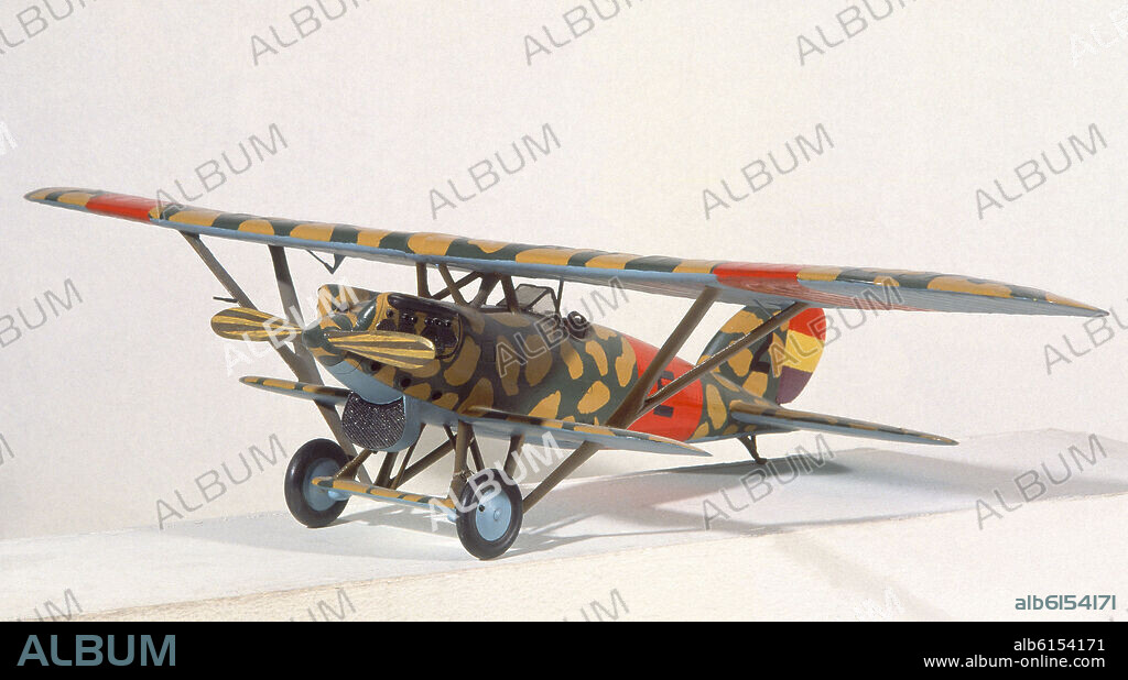 NIEUPORT- DELAGE 52. APARATO DE SERVICIO EN LAS ESCUADRILLAS DE CAZA DE 1936, CON UNAS 37 UNIDADES FABRICADAS EN ESPAÑA BAJO LICENCIA.