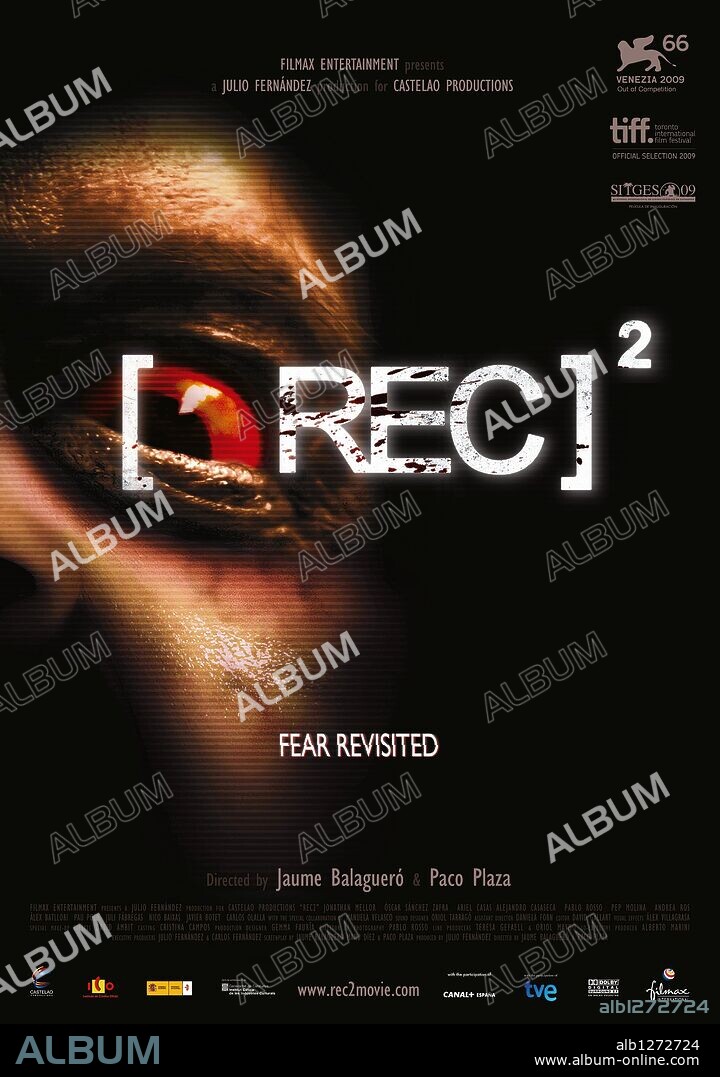 Poster of [REC] 2, 2009, directed by JAUME BALAGUERO and PACO PLAZA. Copyright FILMAX.