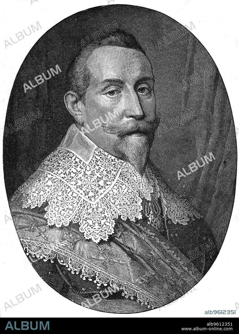 Gustavus Adolphus, 17th century King of Sweden, c1880. Gustav II Adolf (1594-1632) became King of Sweden in 1611. He was the leader of the Protestants in the Thirty Years' War (1618-1648) in Europe.