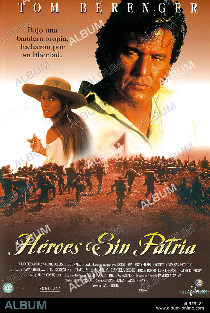 Poster de HEROES SIN PATRIA, 1999, dirigida por LANCE HOOL. Copyright SOGEDASA.