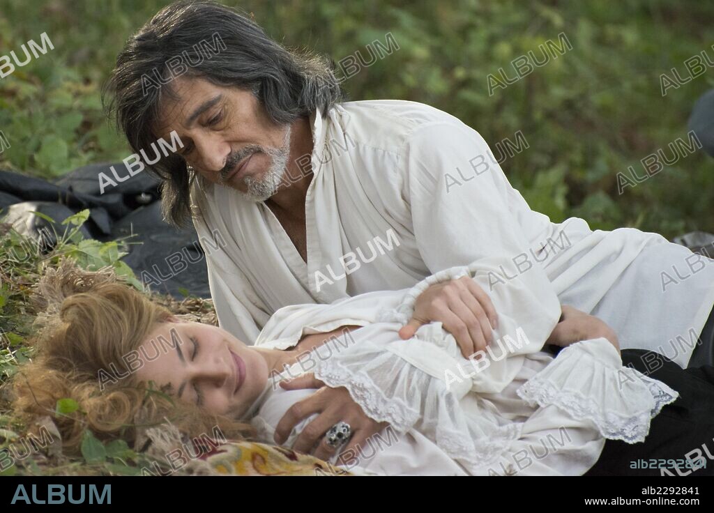 GERARD LANVIN and NORA ARNEZEDER in ANGÉLIQUE, 2013, directed by ARIEL ZEITOUN. Copyright A.J.O.Z. FILMS.
