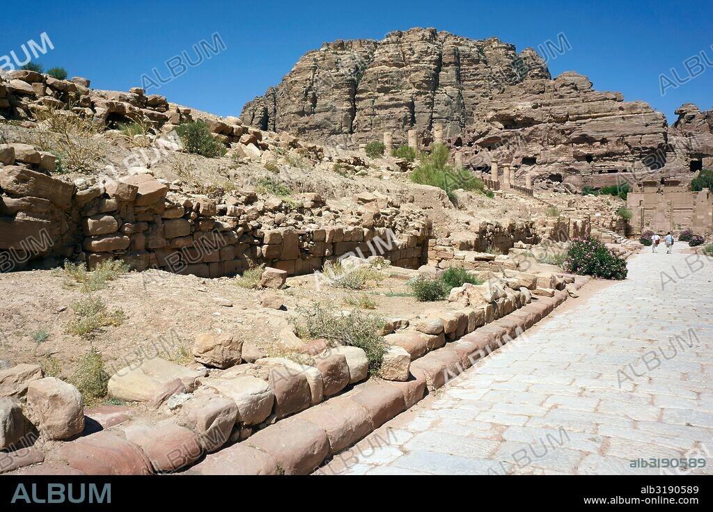 Petra. Importante enclave arqueológico en Jordania. Capital del antiguo reino Nabateo.