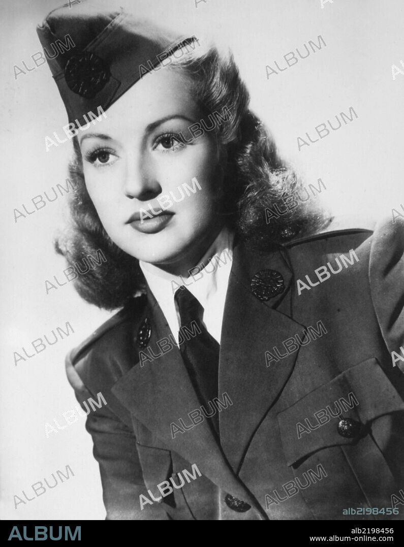 BETTY GRABLE in A YANK IN THE R. A. F., 1941, directed by HENRY KING. Copyright 20TH CENTURY FOX.