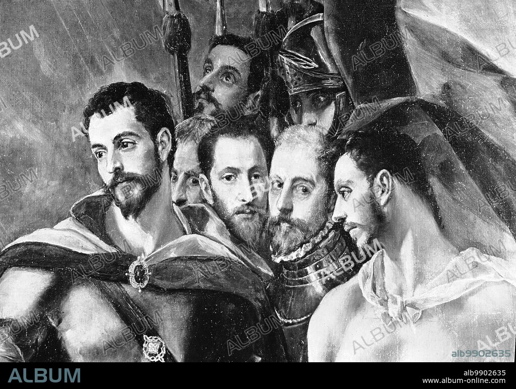 EL GRECO-DOMENIKOS THEOTOKOPOULOS (1540-1614). DETALLE DEL MARTIRIO DE SAN MAURICIO - 1580-82 - MANIERISMO ESPAÑOL - Conj nº 1271 -.