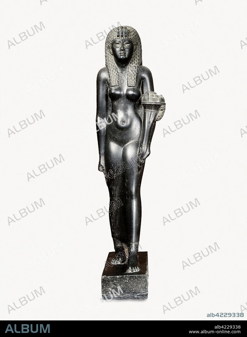 'Sculpture of Cleopatra'. Ancient Egypt, 1rd century BC. Ptolemaic Dynasty. Dimensions: h. 104,7 cm.