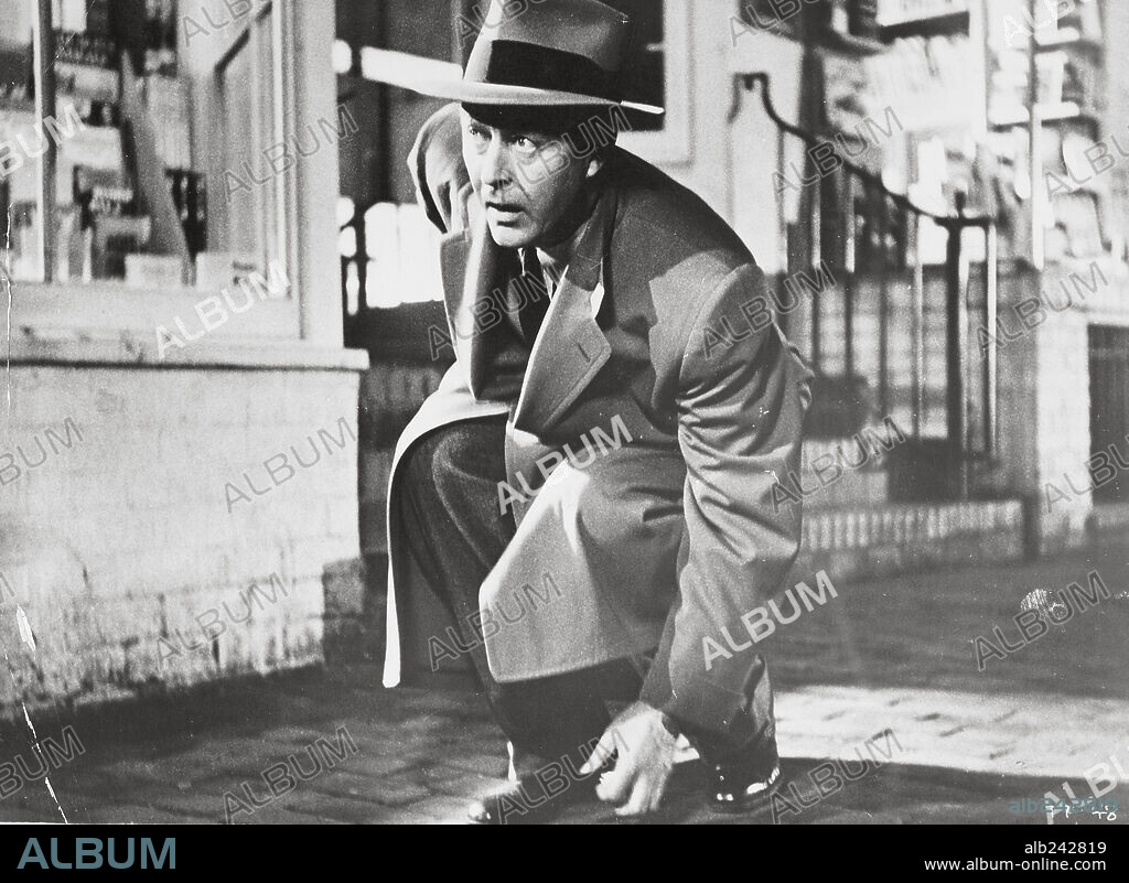 RAY MILLAND in THE THIEF, 1952, unter der Regie von RUSSELL ROUSE. Copyright UNITED ARTISTS.