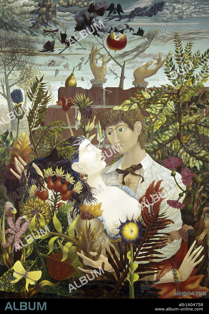 Adam and Eve by Wolfgang Hutter, 1958, b.1928.