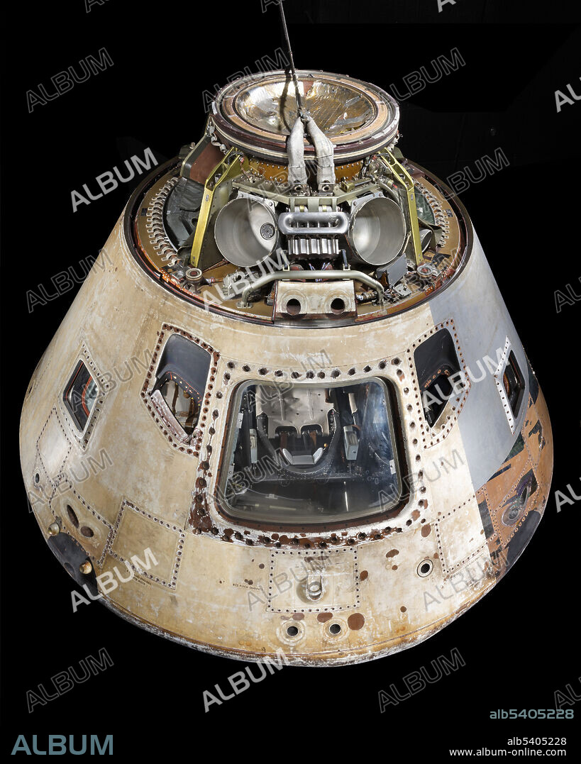 The Skylab 4 Command Module, which served as the crew cabin for going to and from Skylab, the first U.S. space station. Skylab 4, the third and last of the Skylab missions, was launched on November 16, 1973 with Command and Service Modules CSM-118. The three-person crew, Gerald P. Carr, William R. Pogue, and Edward G. Gibson, spent 84 days on orbit, landing on February 8, 1974. The mission included the observation of the comet Kohoutek, among numerous experiments. The crew completed 1,214 Earth orbits and four extra-vehicular activities totaling 22 hours, 13 minutes.