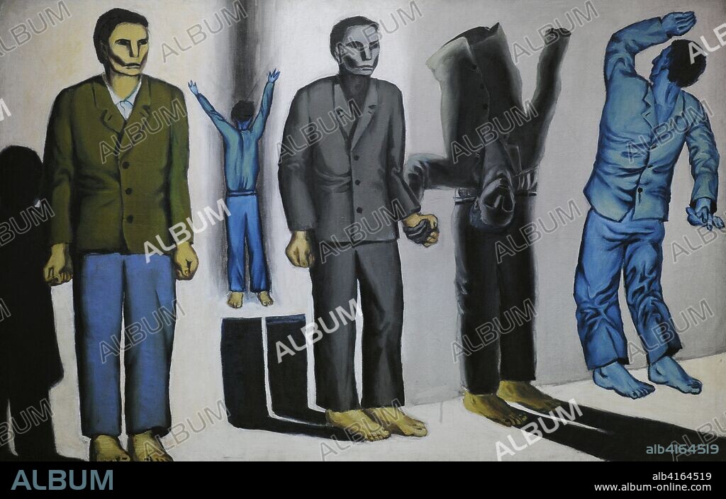 Andrzej Wróblewski (1927-1957). Pintor polaco. Ejecución Surrealista (Ejecución VIII), 1949. Museo Nacional de Varsovia. Polonia.