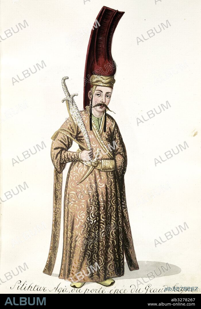 Silihtar aga, ou porte-ÃƒÂ©pÃƒÂ©e du Grand Seigneur. [48], Mahmud II, Sultan of the Turks, 1784-1839, (Patron).