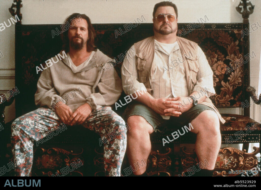 JEFF BRIDGES y JOHN GOODMAN en EL GRAN LEBOWSKI, 1998 (THE BIG LEBOWSKI), dirigida por JOEL COEN. Copyright POLYGRAM/WORKING TITLE FILMS.