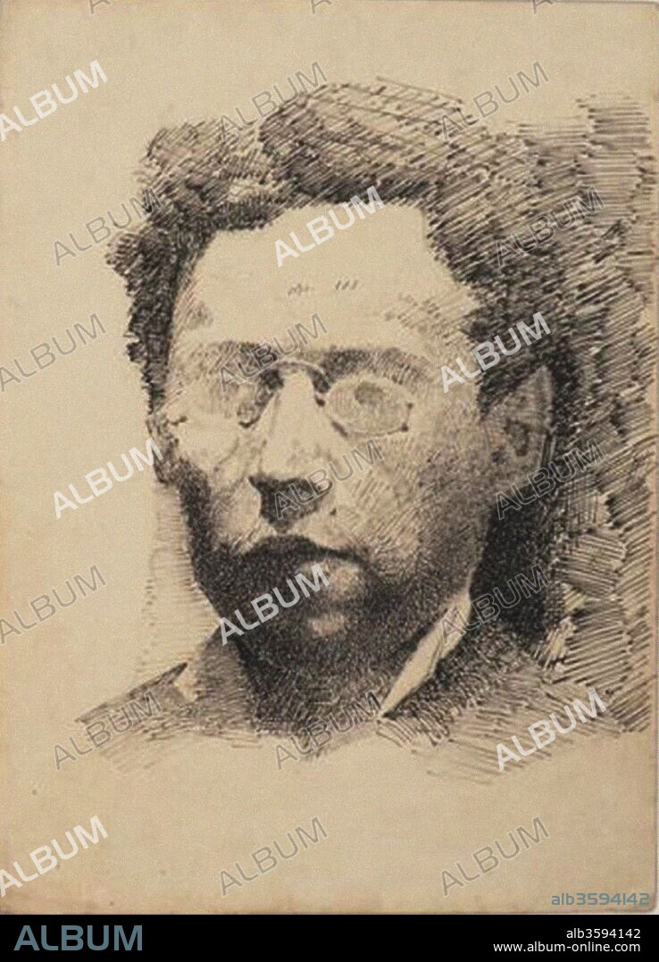 ANTOINE BOURDELLE. Portrait of Pierre Laprade (1875-1931).