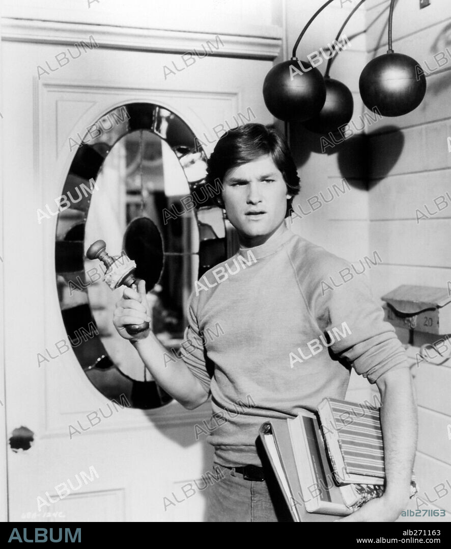 KURT RUSSELL in THE STRONGEST MAN IN THE WORLD, 1975, directed by VINCENT MCEVEETY. Copyright WALT DISNEY/BUENA VISTA.