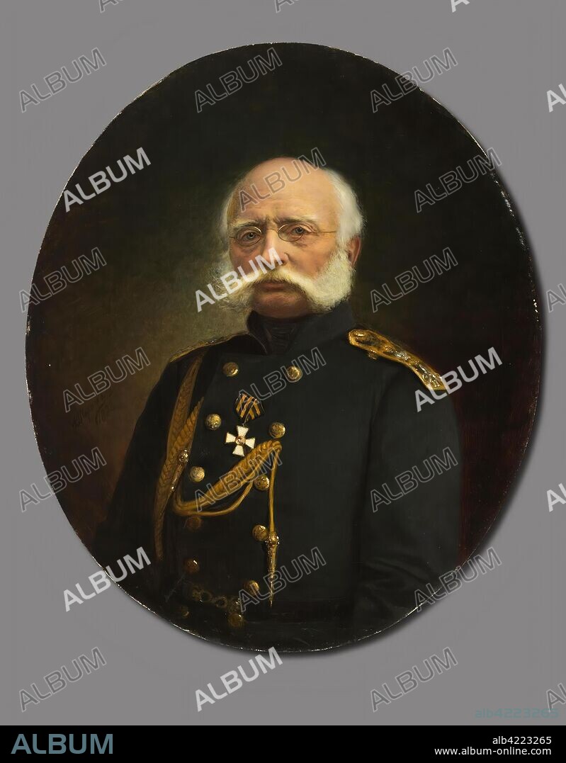 ALEXANDER PERSHAKOV. 'Portrait of Admiral F. P. Vrangel'. Russia, 1892. Dimensions: 89,5x76,5 cm.