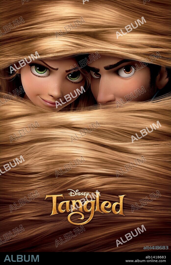Poster de ENREDADOS, 2010 (TANGLED), dirigida por BYRON HOWARD y NATHAN GRENO. Copyright WALT DISNEY PICTURES.