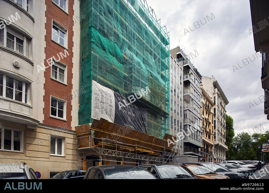 Madrid, 09/05/2021. Viviendas en construcción en la calle Alberto Bosch, 11. Foto: Guillermo Navarro. ARCHDC.