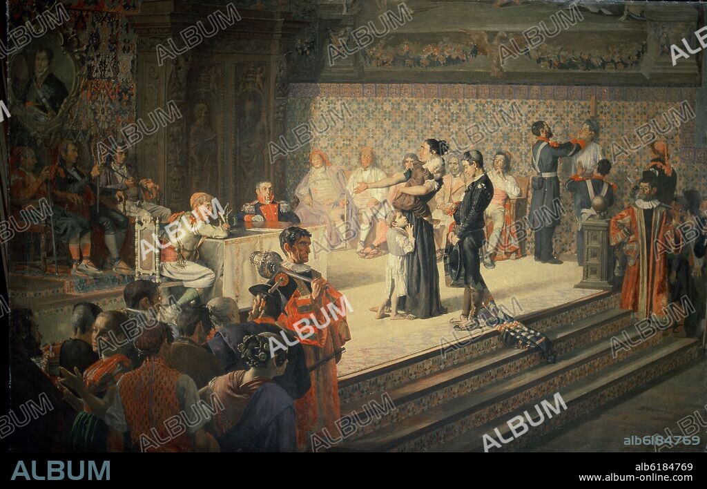 BERNARDO FERRANDIZ (1835-1885). EL ALEGATO O LA ALEGACION DE LA VIUDA - 1881.
