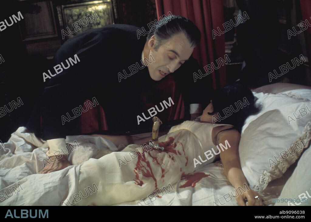 Scars of Dracula film : staring Christopher Lee and Anoushka Hempel 1970.